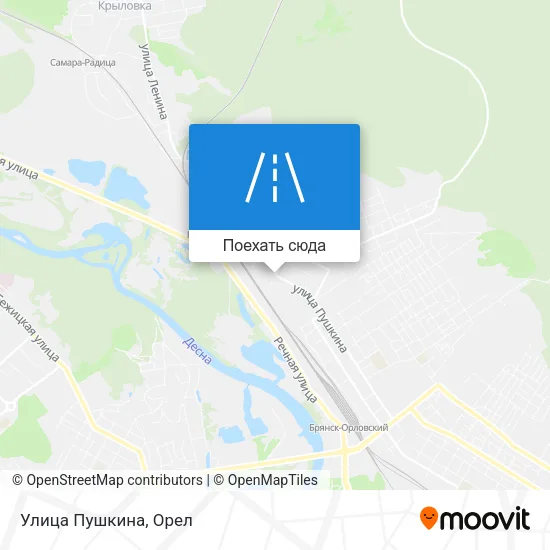 Карта Улица Пушкина