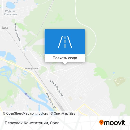 Карта Переулок Конституции