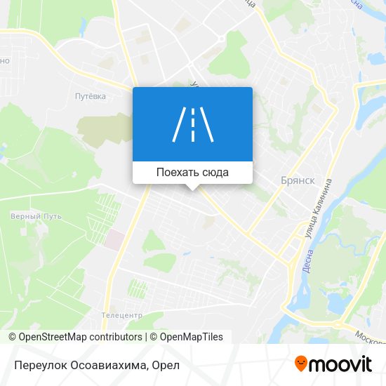 Карта Переулок Осоавиахима