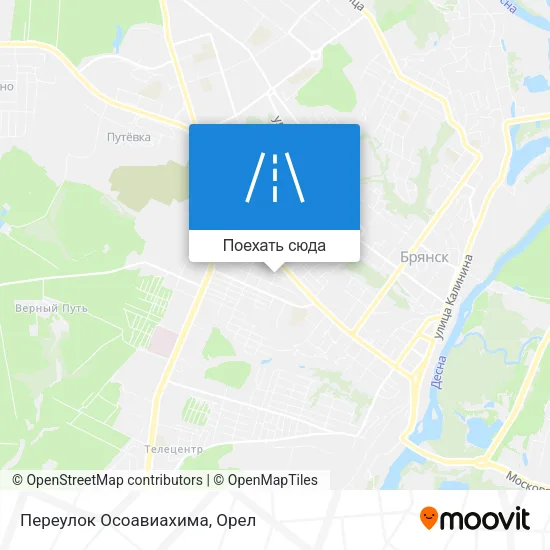 Карта Переулок Осоавиахима