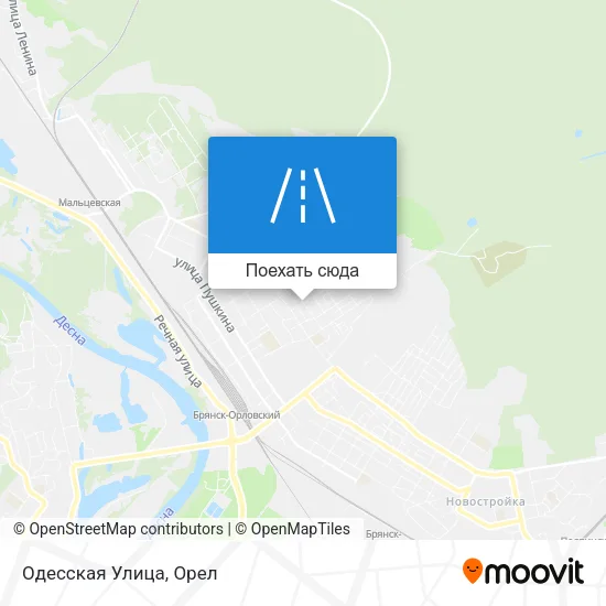 Карта Одесская Улица