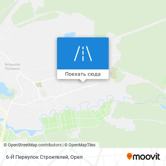 Карта 6-Й Переулок Строителей