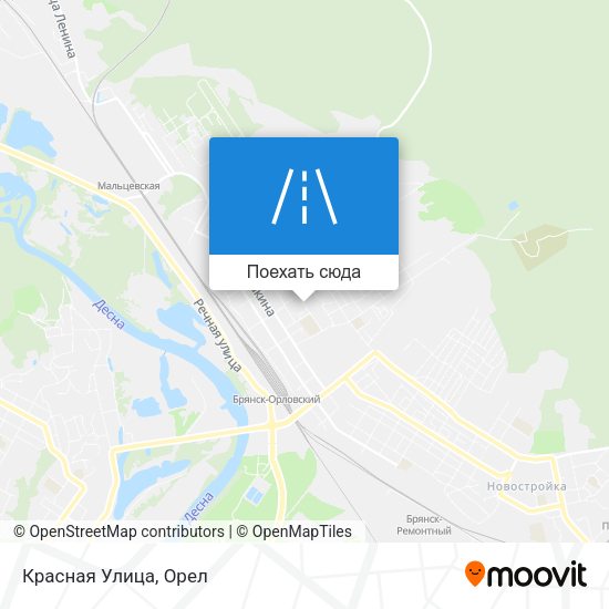 Карта Красная Улица