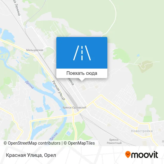 Карта Красная Улица