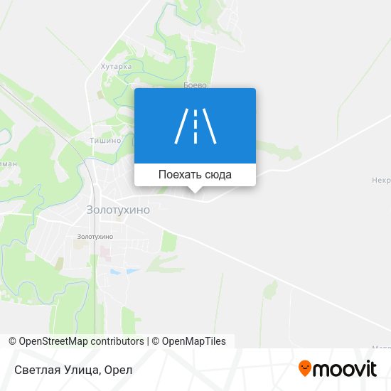 Карта Светлая Улица