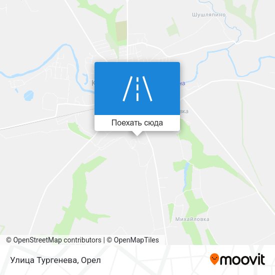 Карта Улица Тургенева