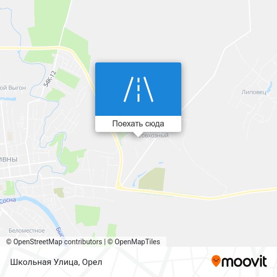 Карта Школьная Улица