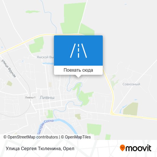 Карта Улица Сергея Тюленина
