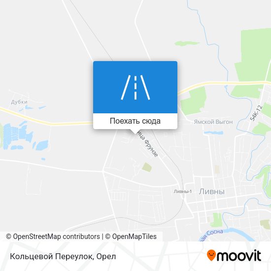 Карта Кольцевой Переулок