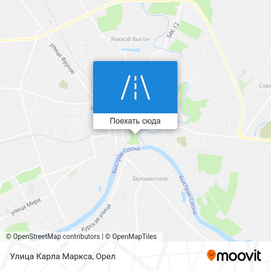 Карта Улица Карла Маркса