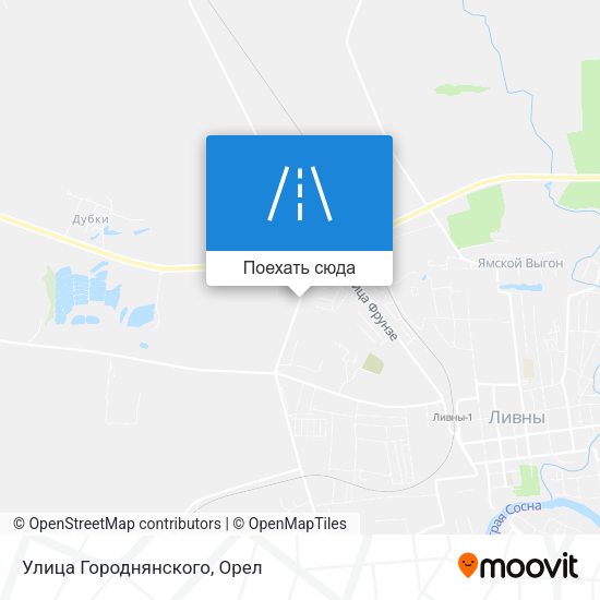 Карта Улица Городнянского