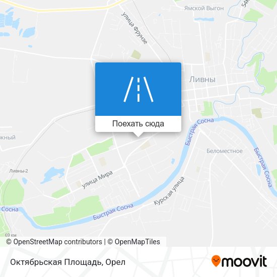 Карта Октябрьская Площадь