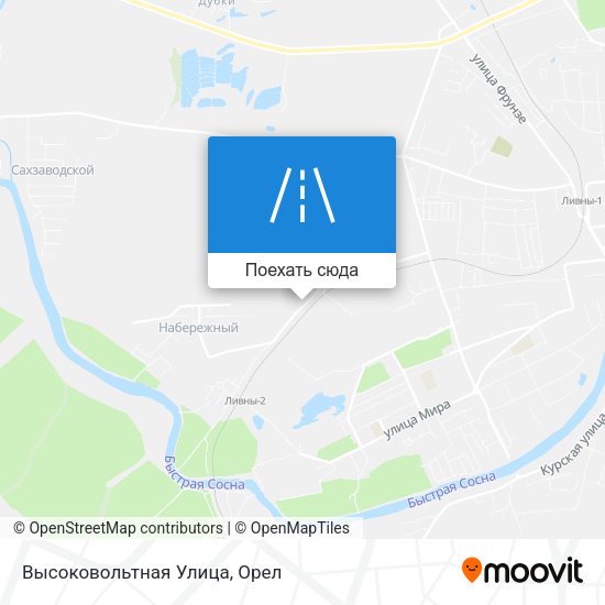 Карта Высоковольтная Улица