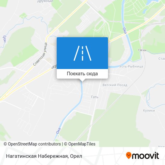 Карта Нагатинская Набережная