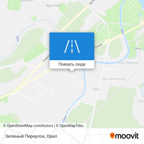 Карта Зелёный Переулок