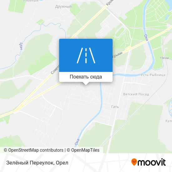 Карта Зелёный Переулок