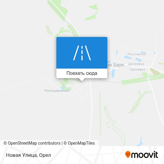 Карта Новая Улица