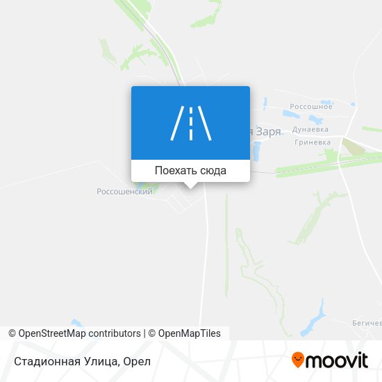 Карта Стадионная Улица