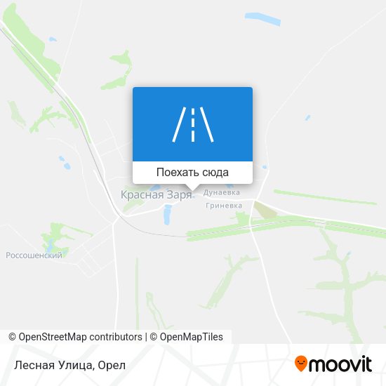 Карта Лесная Улица