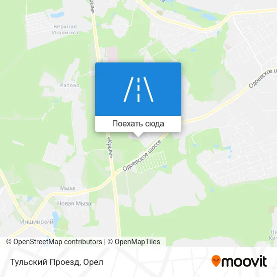 Карта Тульский Проезд