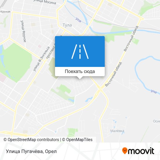 Карта Улица Пугачёва