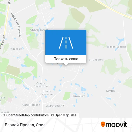 Карта Еловой Проезд