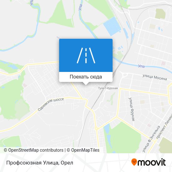 Карта Профсоюзная Улица