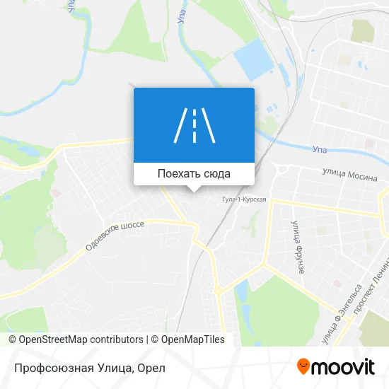Карта Профсоюзная Улица