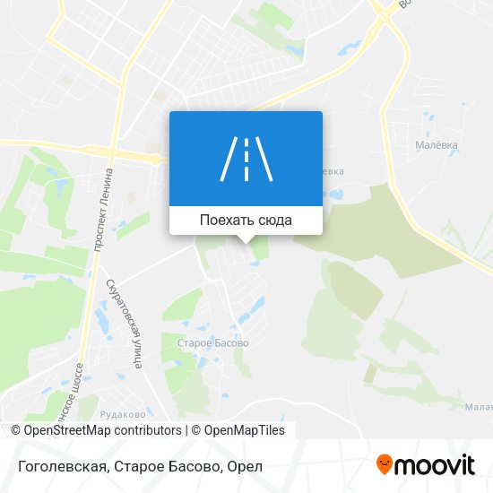 Карта Гоголевская, Старое Басово