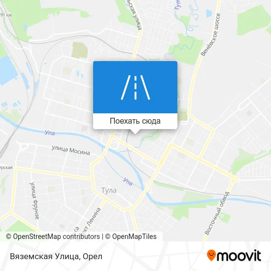 Карта Вяземская Улица