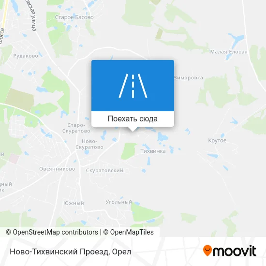 Карта Ново-Тихвинский Проезд