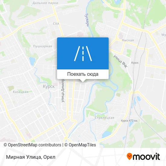 Карта Мирная Улица