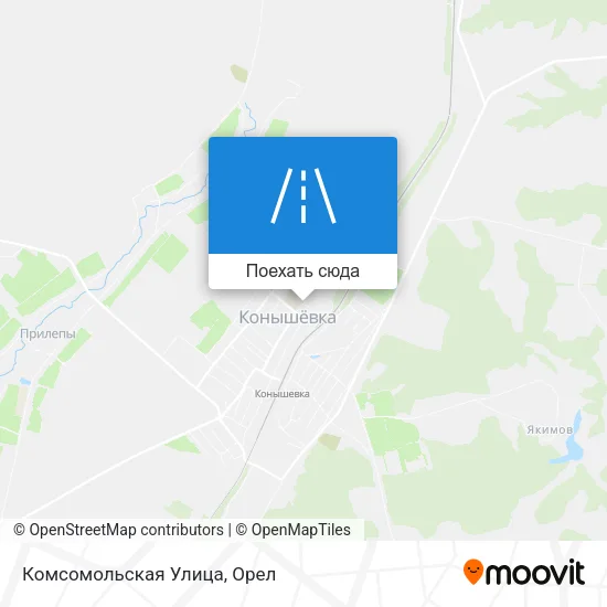 Карта Комсомольская Улица