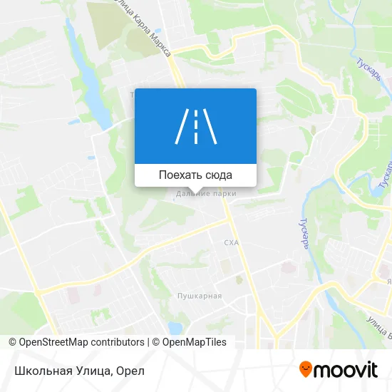 Карта Школьная Улица