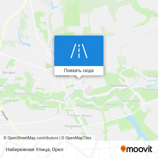 Карта Набережная Улица