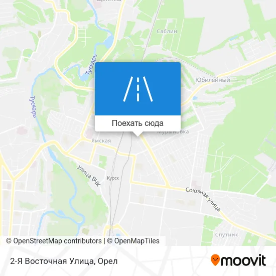 Карта 2-Я Восточная Улица