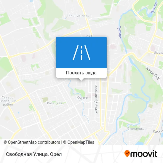 Карта Свободная Улица