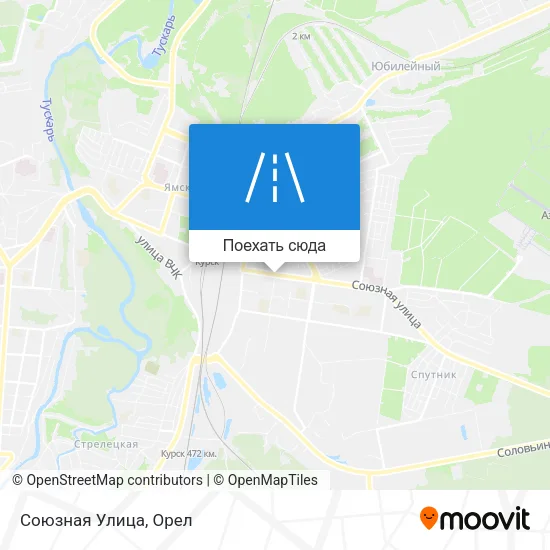 Карта Союзная Улица