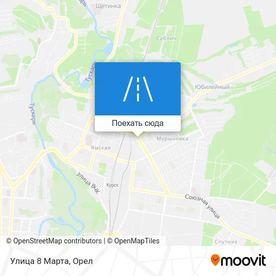 Карта Улица 8 Марта