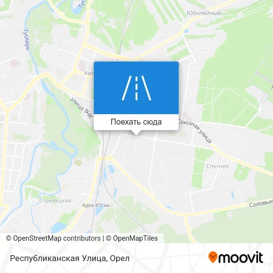 Карта Республиканская Улица