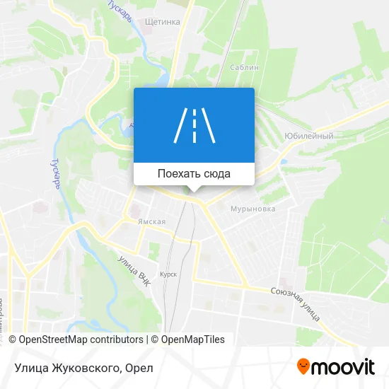 Карта Улица Жуковского