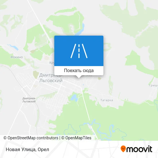 Карта Новая Улица