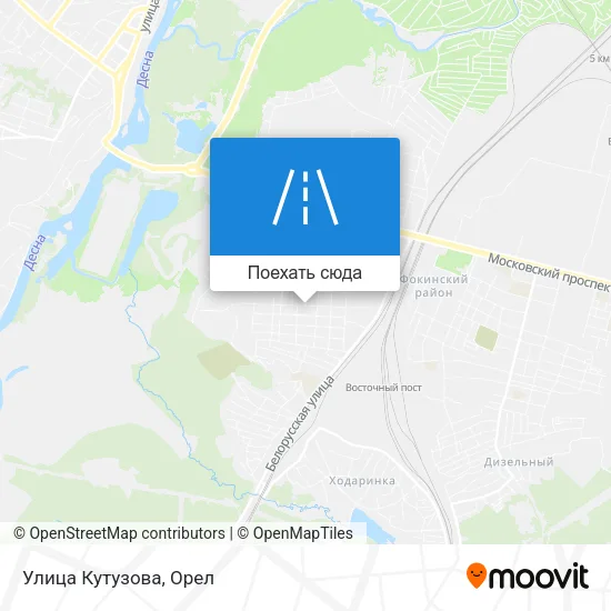 Карта Улица Кутузова