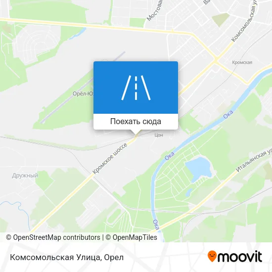 Карта Комсомольская Улица