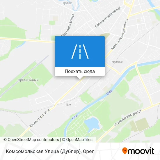 Карта Комсомольская Улица (Дублер)