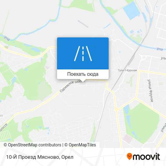 Карта 10-Й Проезд Мясново
