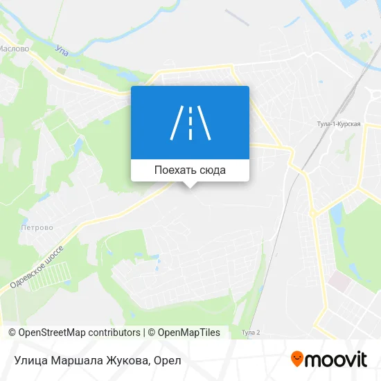 Карта Улица Маршала Жукова