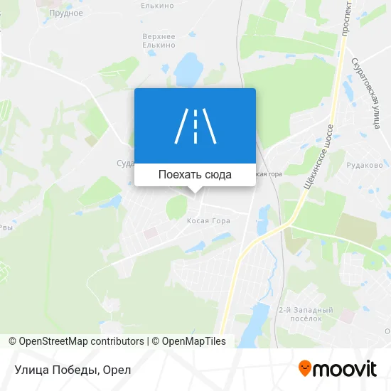 Карта Улица Победы