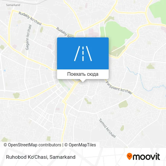 Карта Ruhobod Ko'Chasi