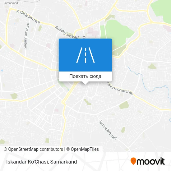 Карта Iskandar Ko'Chasi
